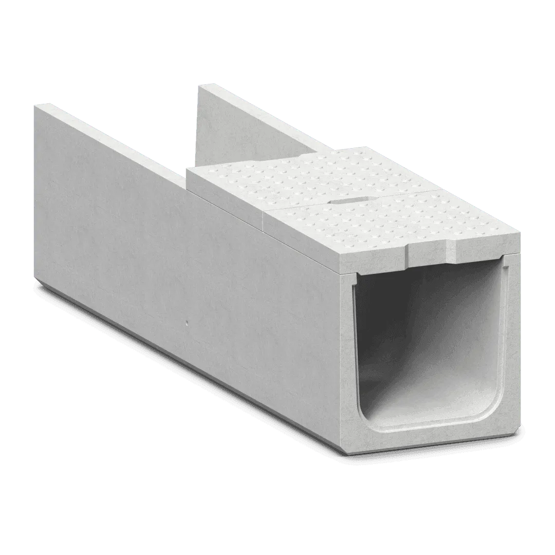 T6 U Shape Drain | Light — render, view 2